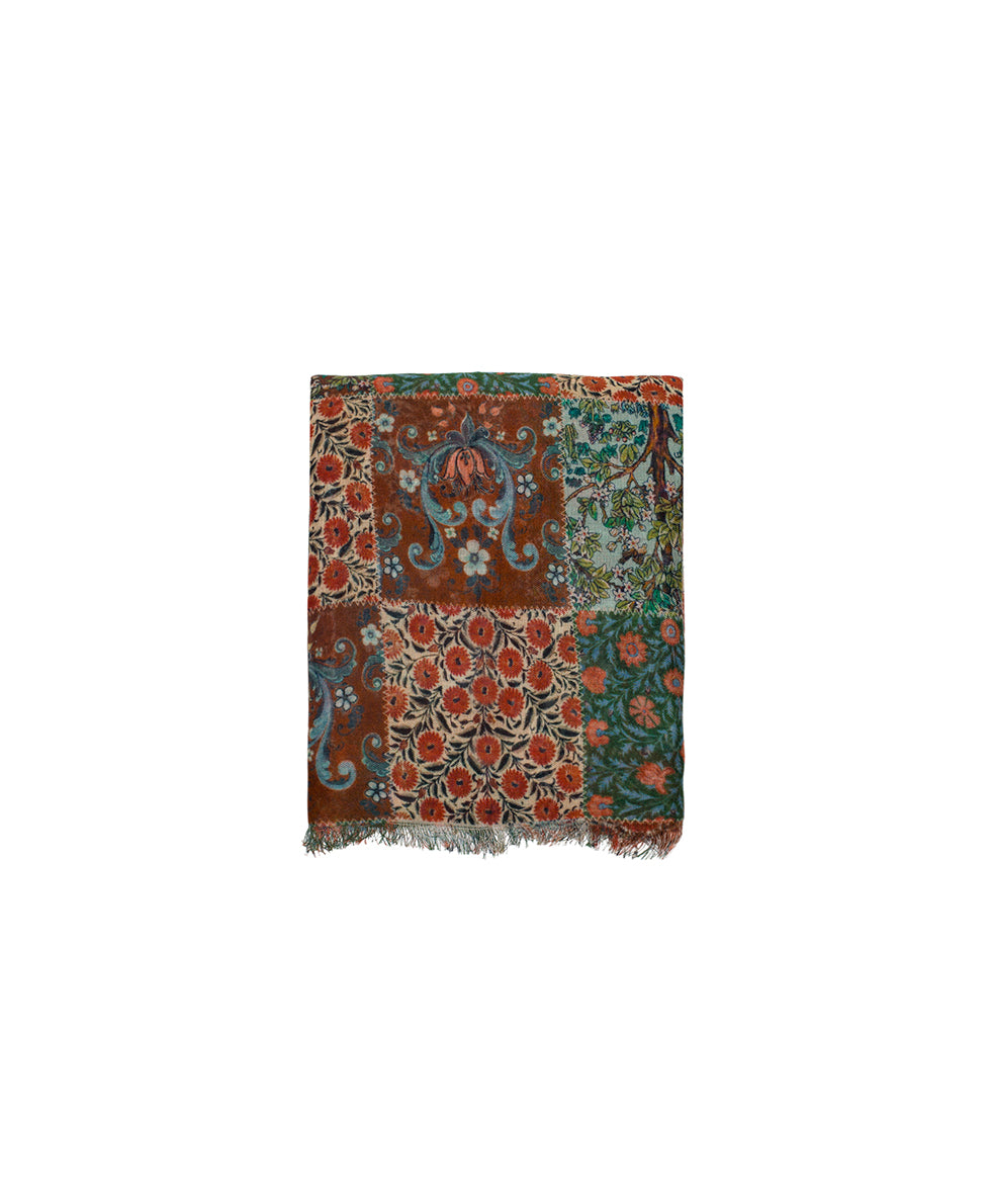 Female - Scarf | Nordic Patchwork Print | Nordic Patchwork - nordic patchwork - by Patricia Nash - View 1 of 3