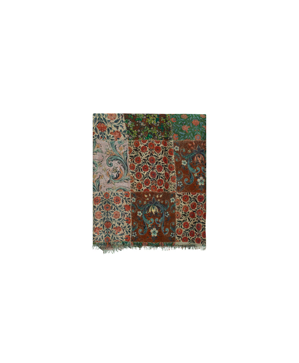 Female - Scarf | Nordic Patchwork | Nordic Patchwork - nordic patchwork - by Patricia Nash - View 3 of 4