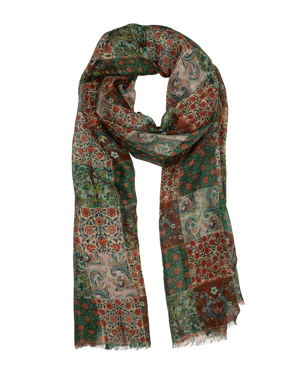 Female - Scarf | Nordic Patchwork | Nordic Patchwork - nordic patchwork - by Patricia Nash - View 1 of 4