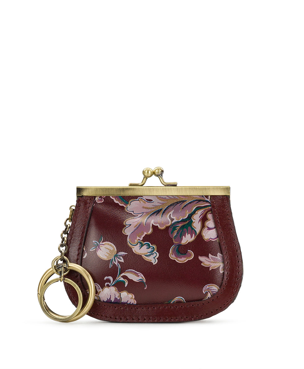 Female - Bella Coin Purse - European Floral Tapestry - european floral tapestry - by Patricia Nash - View 1 of 4
