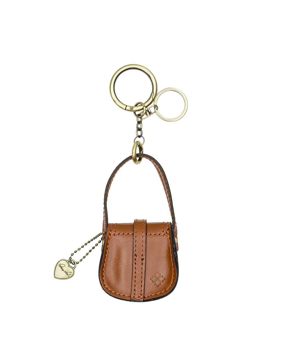 Female - Micro Barcelona Bag Charm - Heritage - antique gold - by Patricia Nash - View 2 of 4