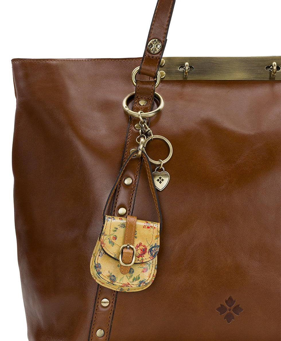 Female - Micro Barcelona Bag Charm - Fleur de Jardin - fleur de jardin - by Patricia Nash - View 4 of 4