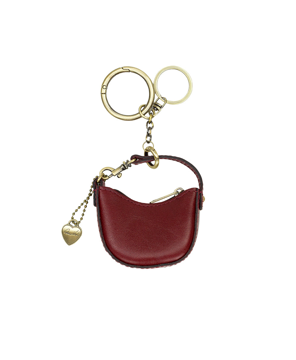 Female - Micro Morgana Bag Charm - Heritage - tan - by Patricia Nash - View 3 of 10