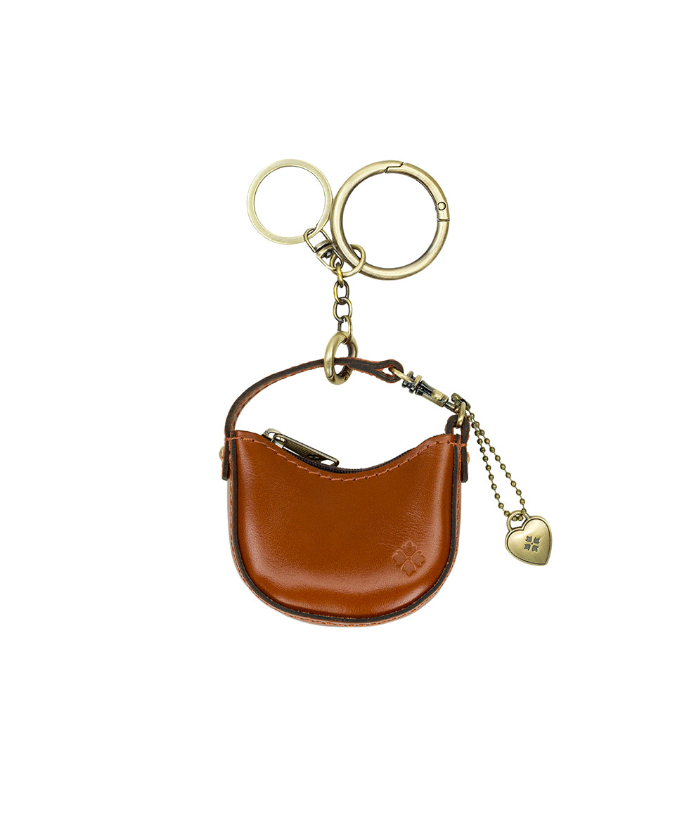 Female - Micro Morgana Bag Charm - Heritage - tan - by Patricia Nash - View 1 of 10