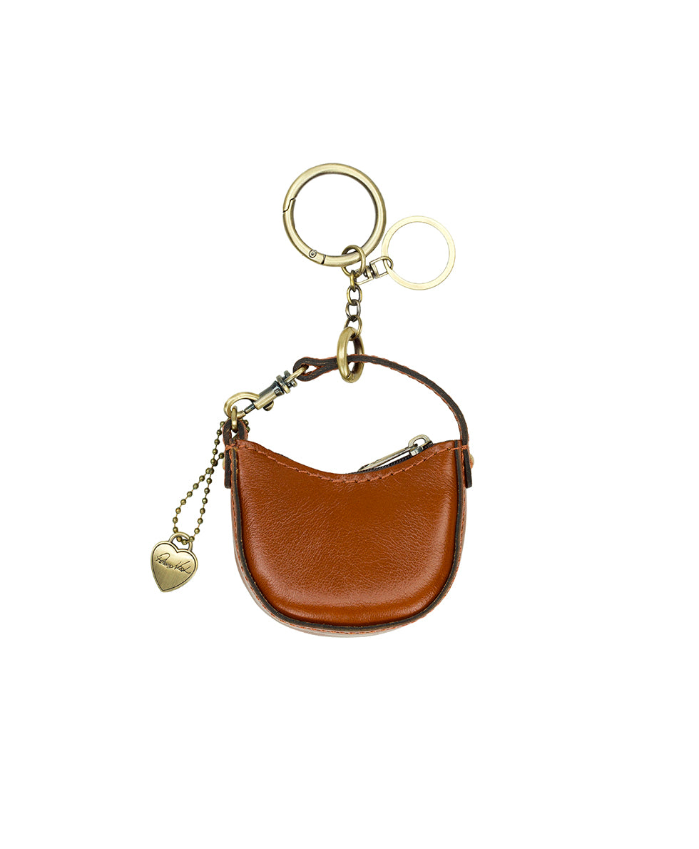 Female - Micro Morgana Bag Charm - Heritage - tan - by Patricia Nash - View 6 of 10