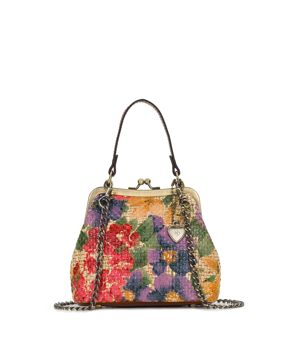 Female - Mini Laureana Chain Crossbody - Painted Woven - french hydrangeas - by Patricia Nash - View 1 of 5