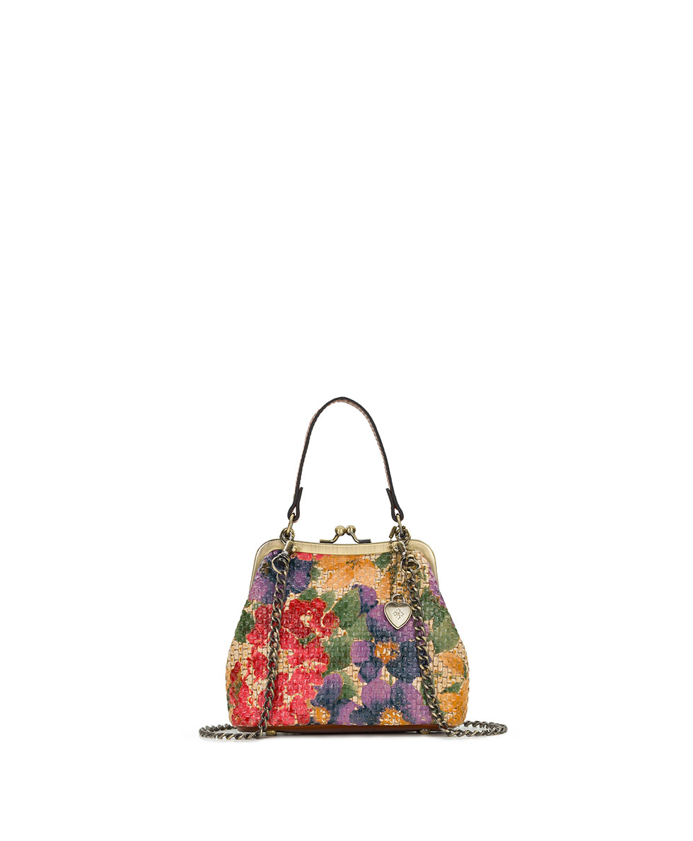 Female - Mini Laureana Chain Crossbody - Painted Woven - french hydrangeas - by Patricia Nash - View 1 of 5