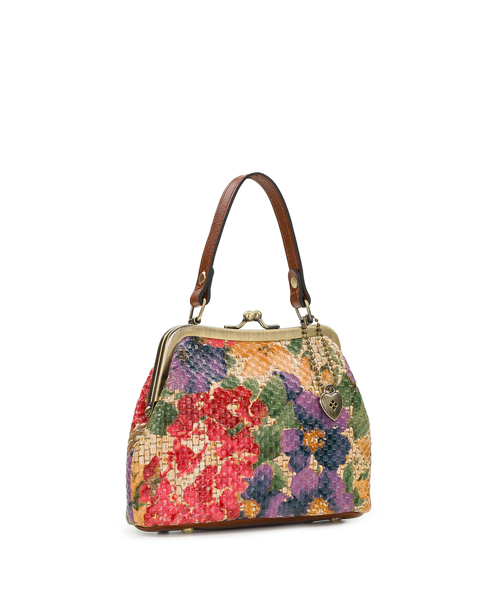 Female - Mini Laureana Chain Crossbody - Painted Woven - french hydrangeas - by Patricia Nash - View 3 of 5