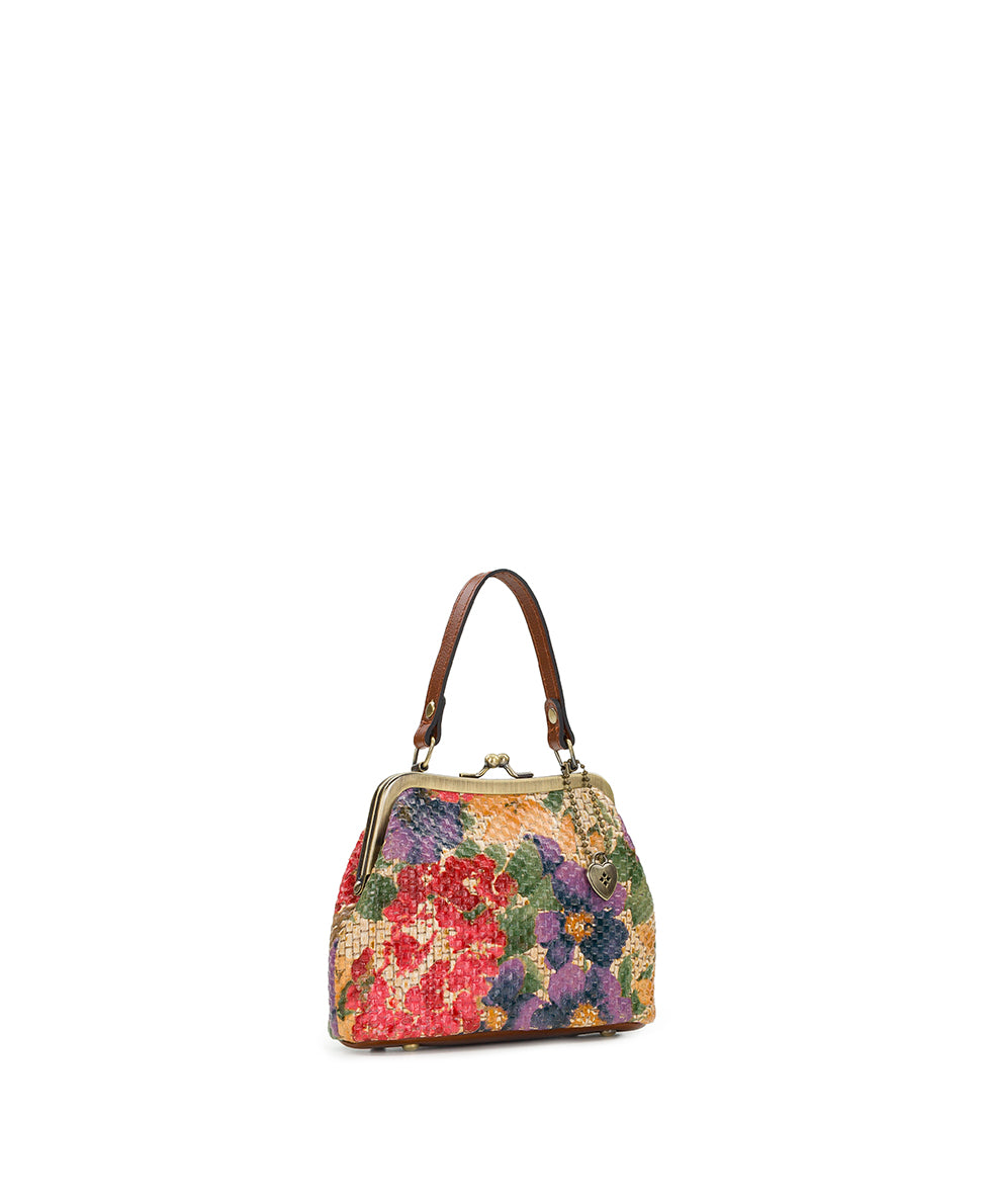 Female - Mini Laureana Chain Crossbody - Painted Woven - french hydrangeas - by Patricia Nash - View 4 of 5