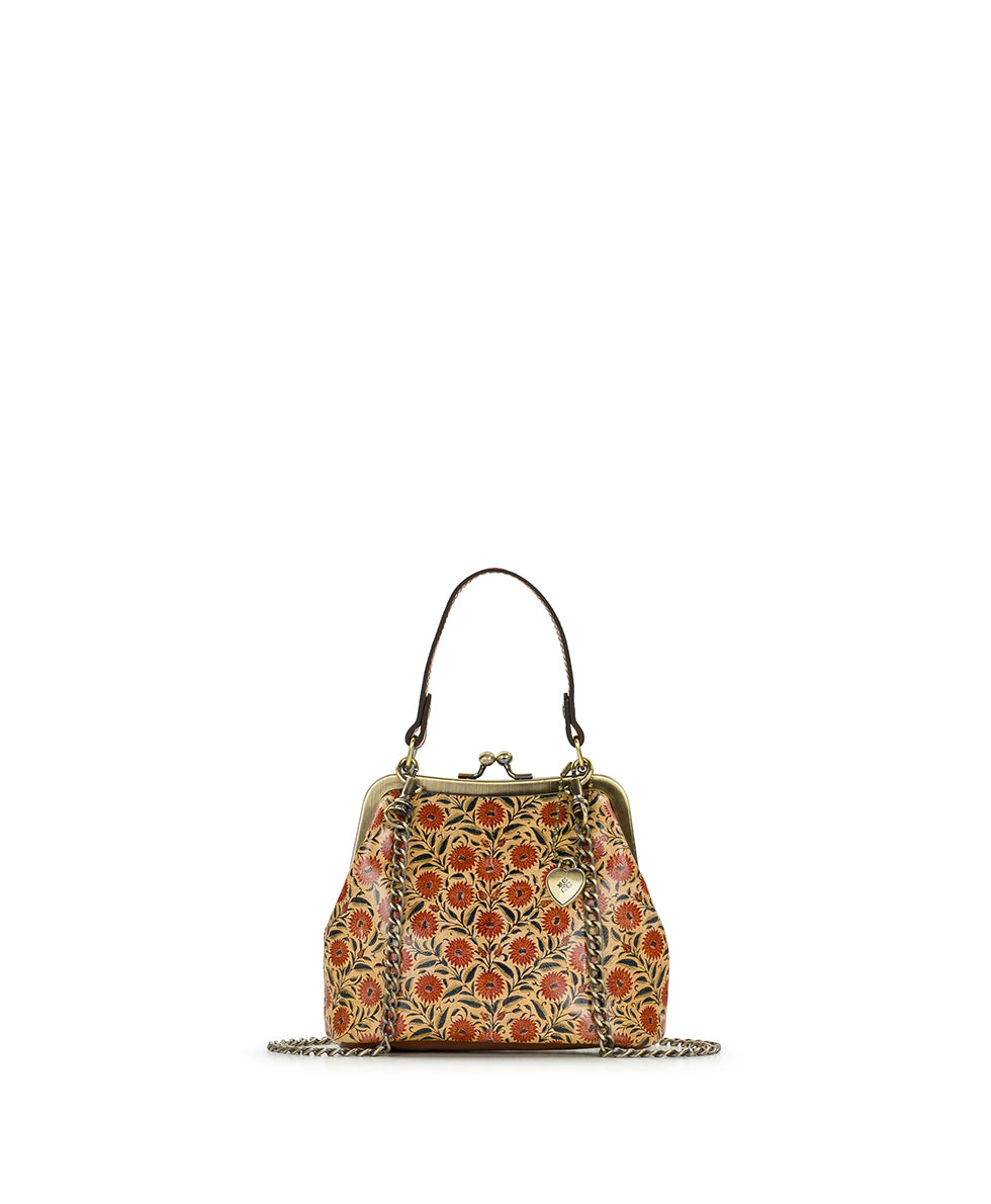 Female - Mini Laureana Chain Crossbody | Scandi Antique | Scandi Antique Ochre - scandi antique ochre - by Patricia Nash - View 1 of 4