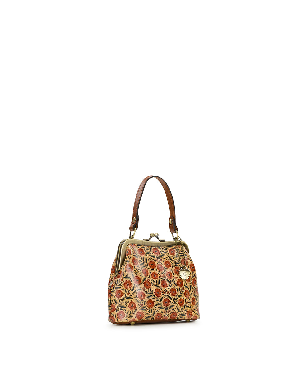 Female - Mini Laureana Chain Crossbody | Scandi Antique | Scandi Antique Ochre - scandi antique ochre - by Patricia Nash - View 3 of 4