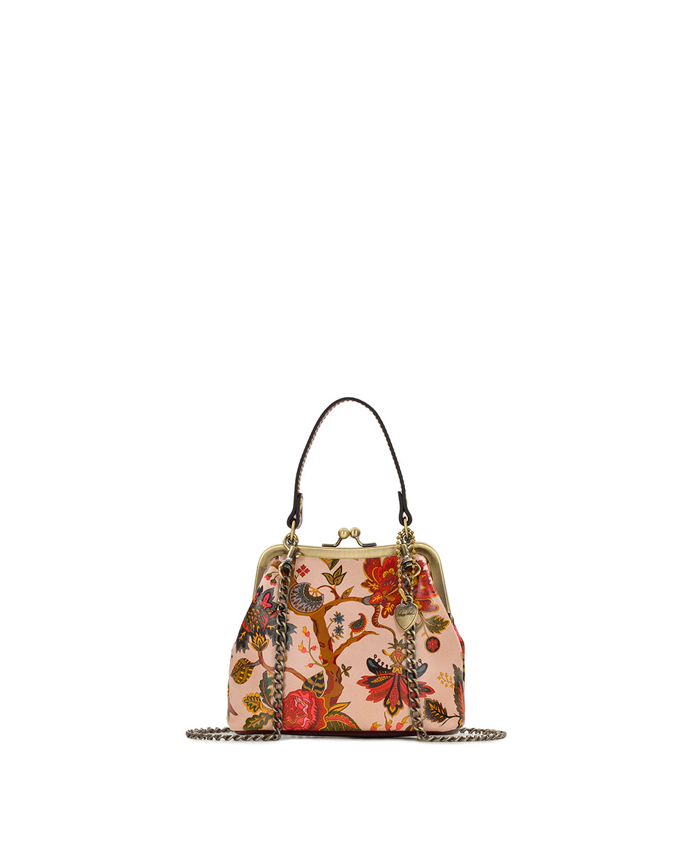 Female - Mini Laureana Chain Crossbody | Danish Floral Tapestry  | Danish Floral Tapestry - leopard - by Patricia Nash - View 1 of 4