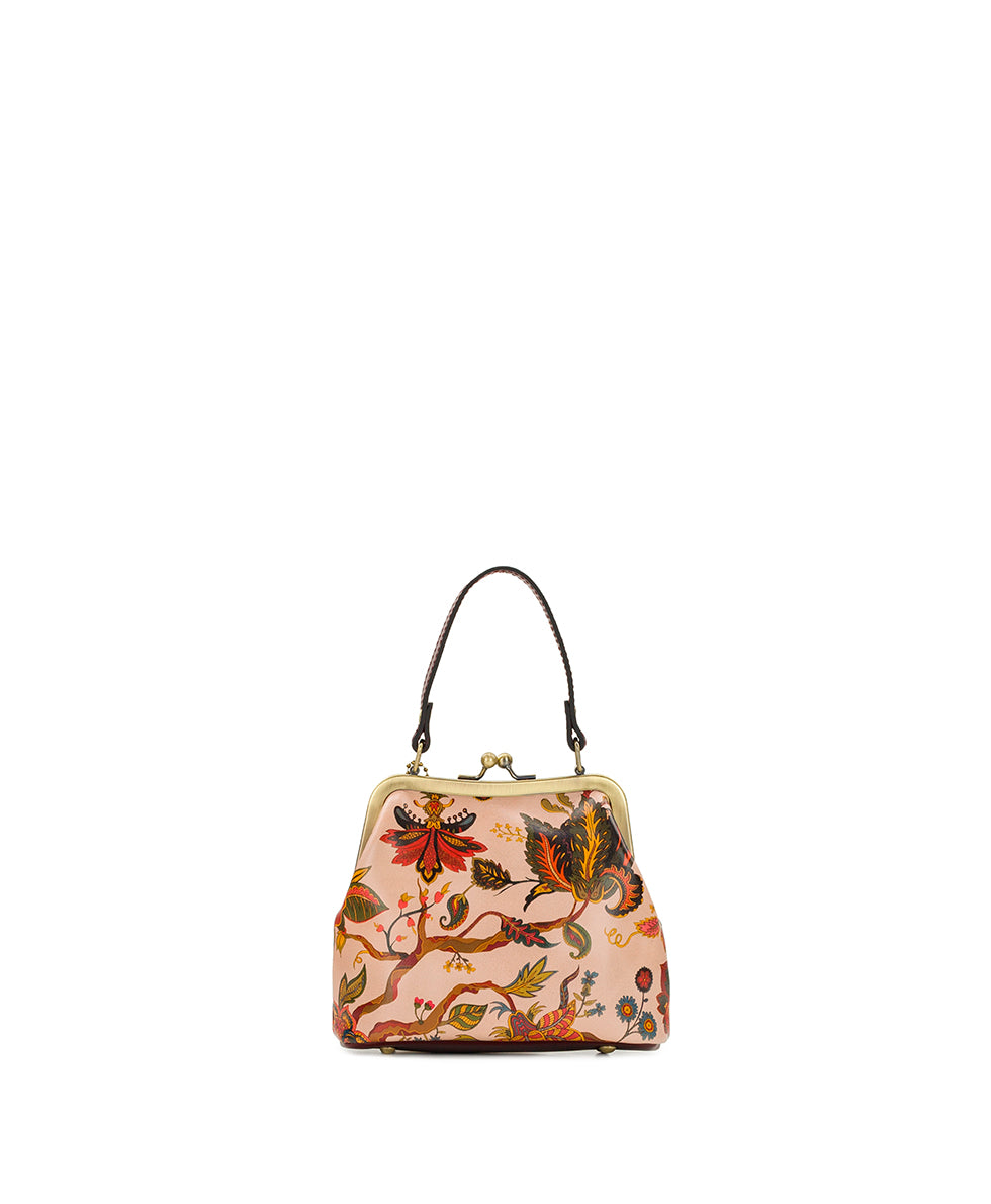 Female - Mini Laureana Chain Crossbody | Danish Floral Tapestry  | Danish Floral Tapestry - leopard - by Patricia Nash - View 2 of 4