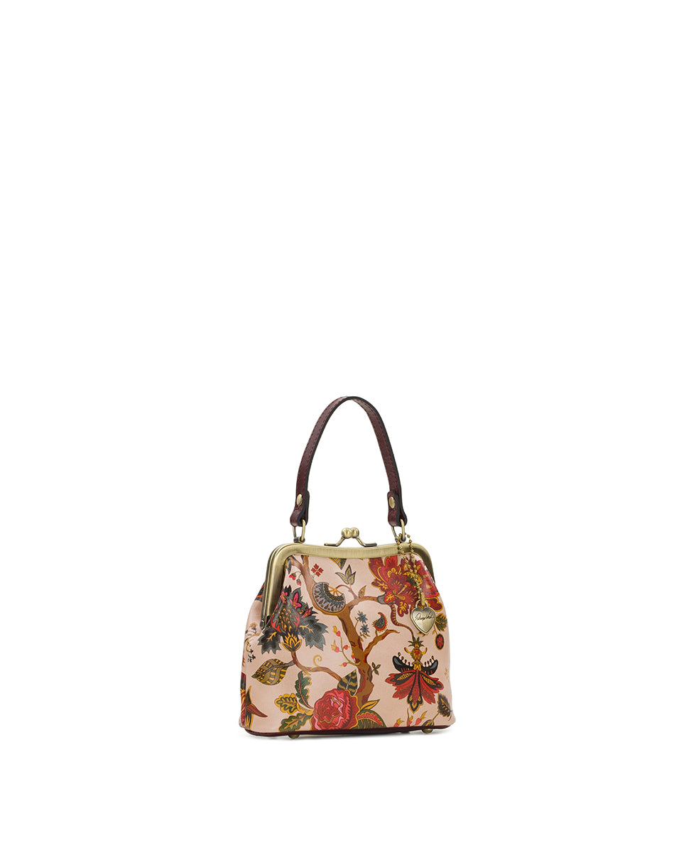 Female - Mini Laureana Chain Crossbody | Danish Floral Tapestry  | Danish Floral Tapestry - leopard - by Patricia Nash - View 3 of 4