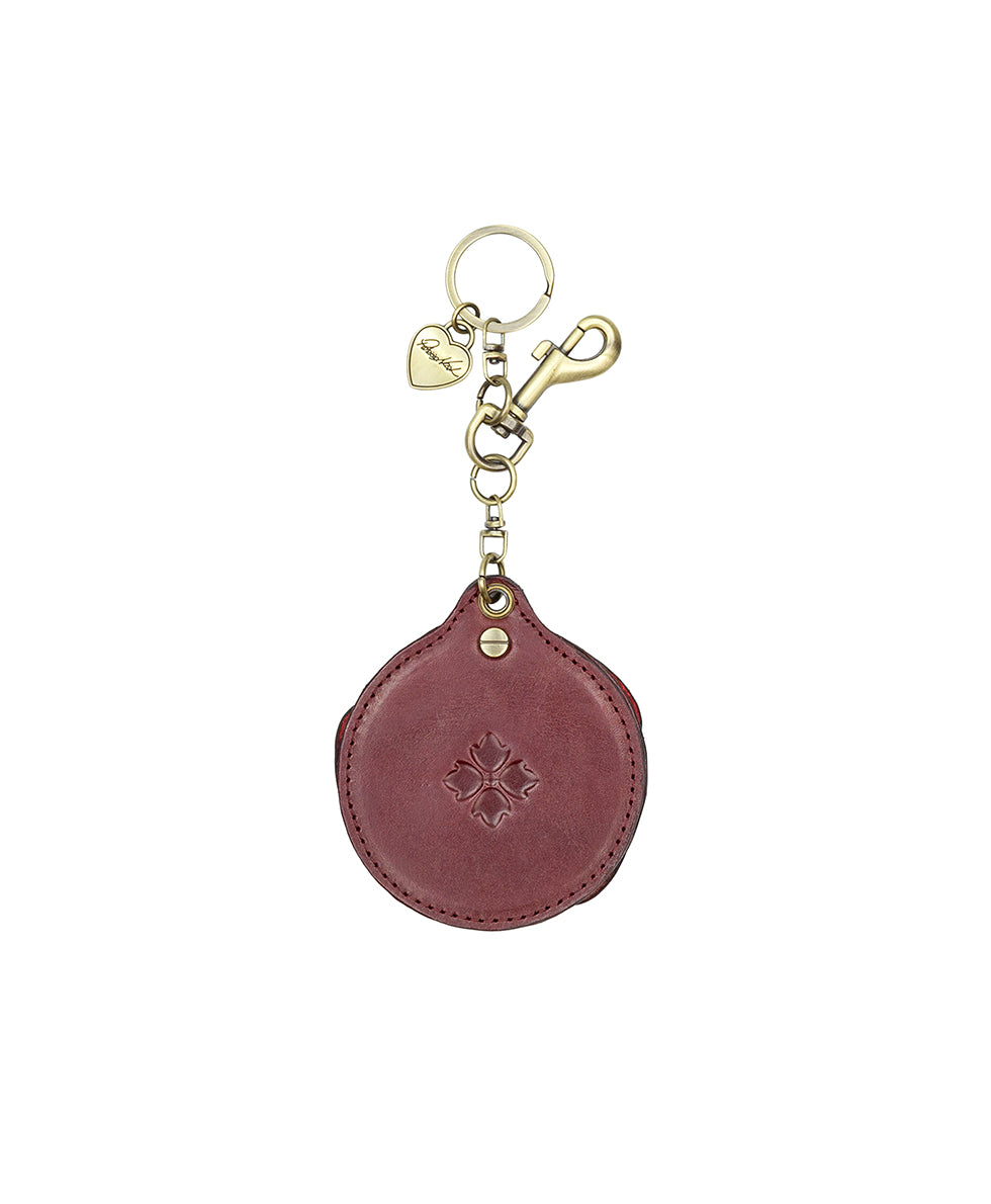 Female - Rose Mirror Bag Charm - Heritage - black - by Patricia Nash - View 6 of 10