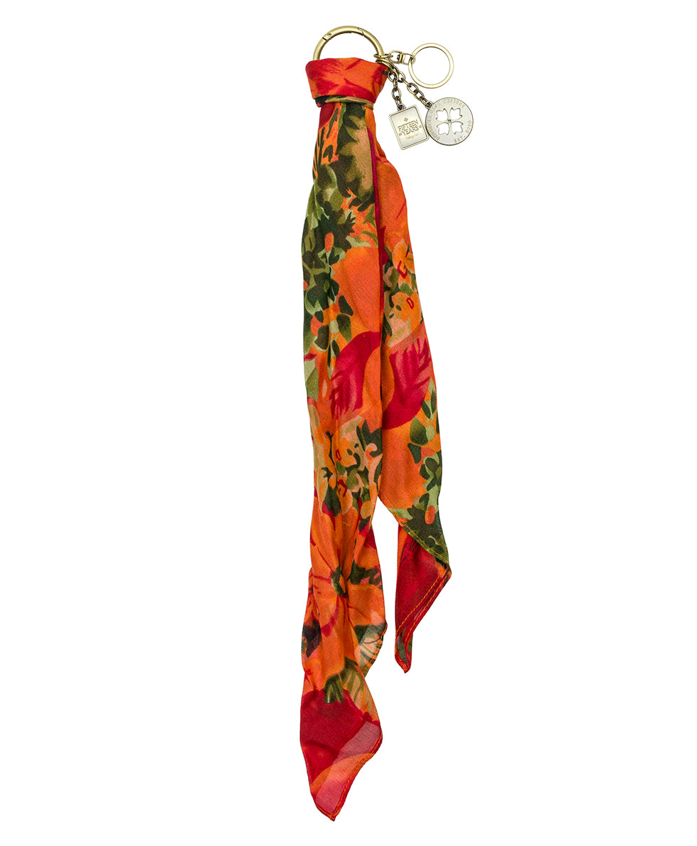 Female - Scarf Bag Charm - Multi Print - multi print - by Patricia Nash - View 1 of 2