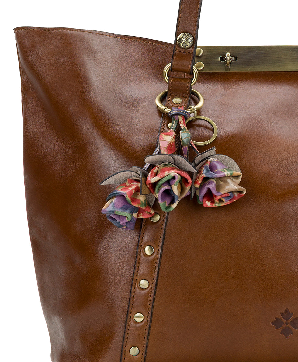 Female - Three Rose Bag Charm - French Hydrangeas - french hydrangeas - by Patricia Nash - View 2 of 3