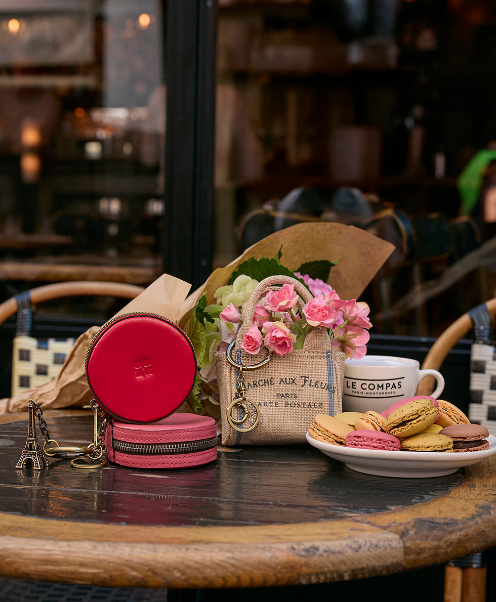 ナリス Mini Laureana Chain Crossbody - Vintage Distressed Leather