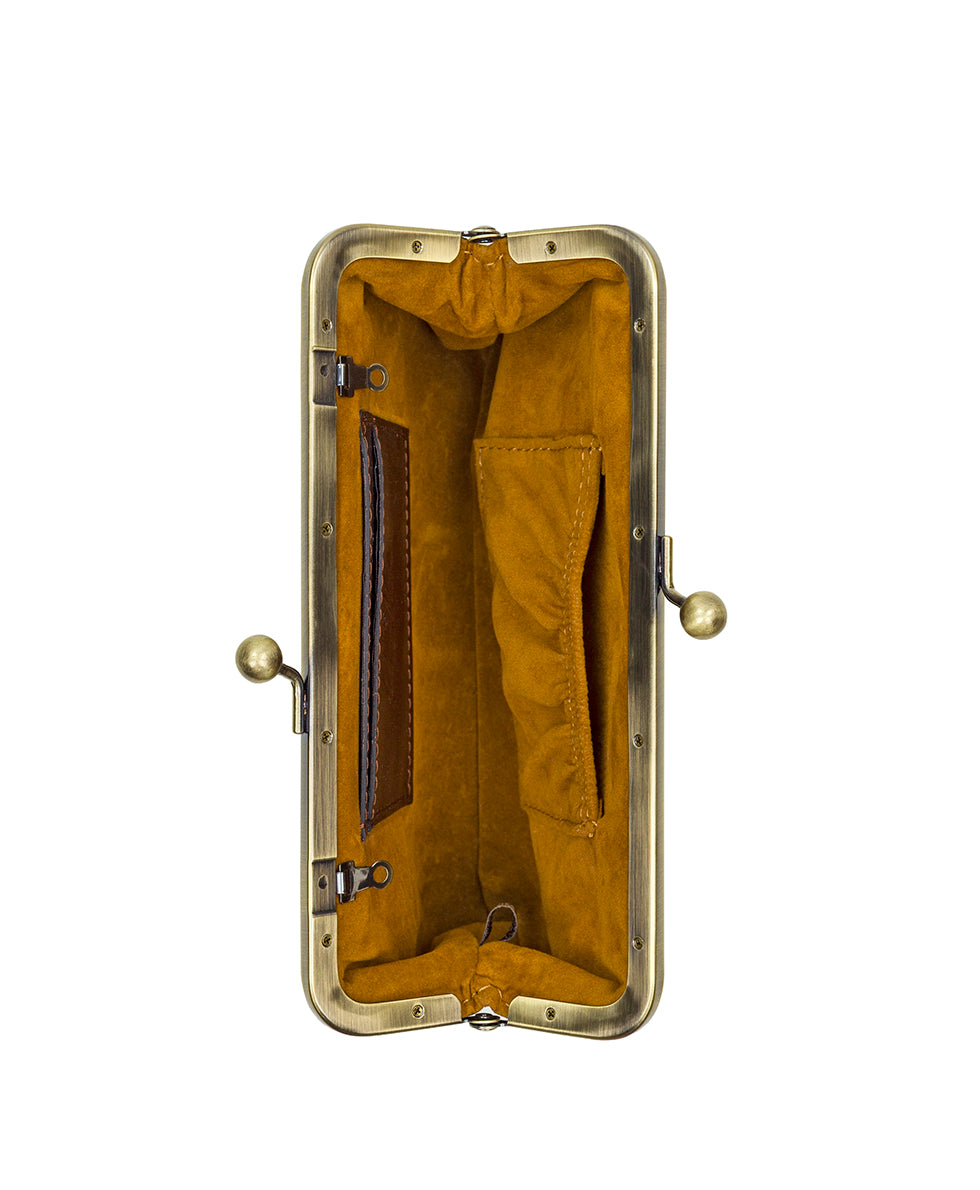 Mini Potenaz Chain Crossbody - Vintage Distressed Leather