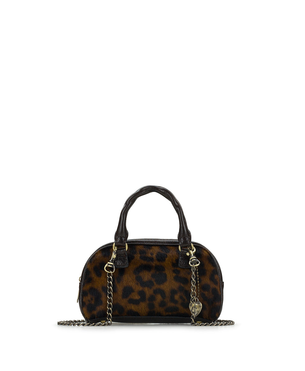 Female - Mini Pomezia Chain Crossbody  | Exotics | Leopard - leopard - by Patricia Nash - View 1 of 4