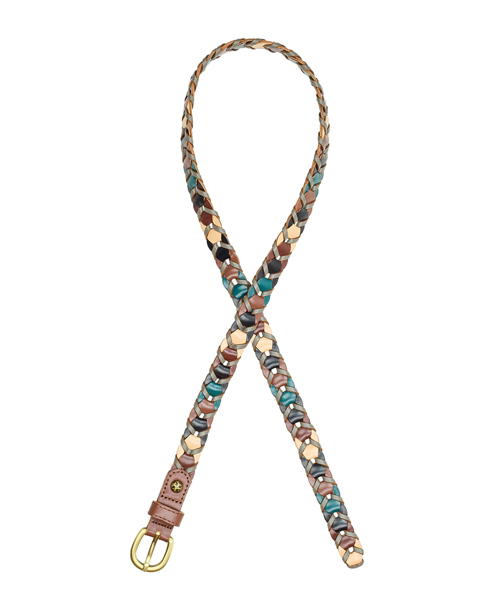 Atina Belt - Chainlink — Turquoise Multi - by Patricia Nash - View 2 of 3