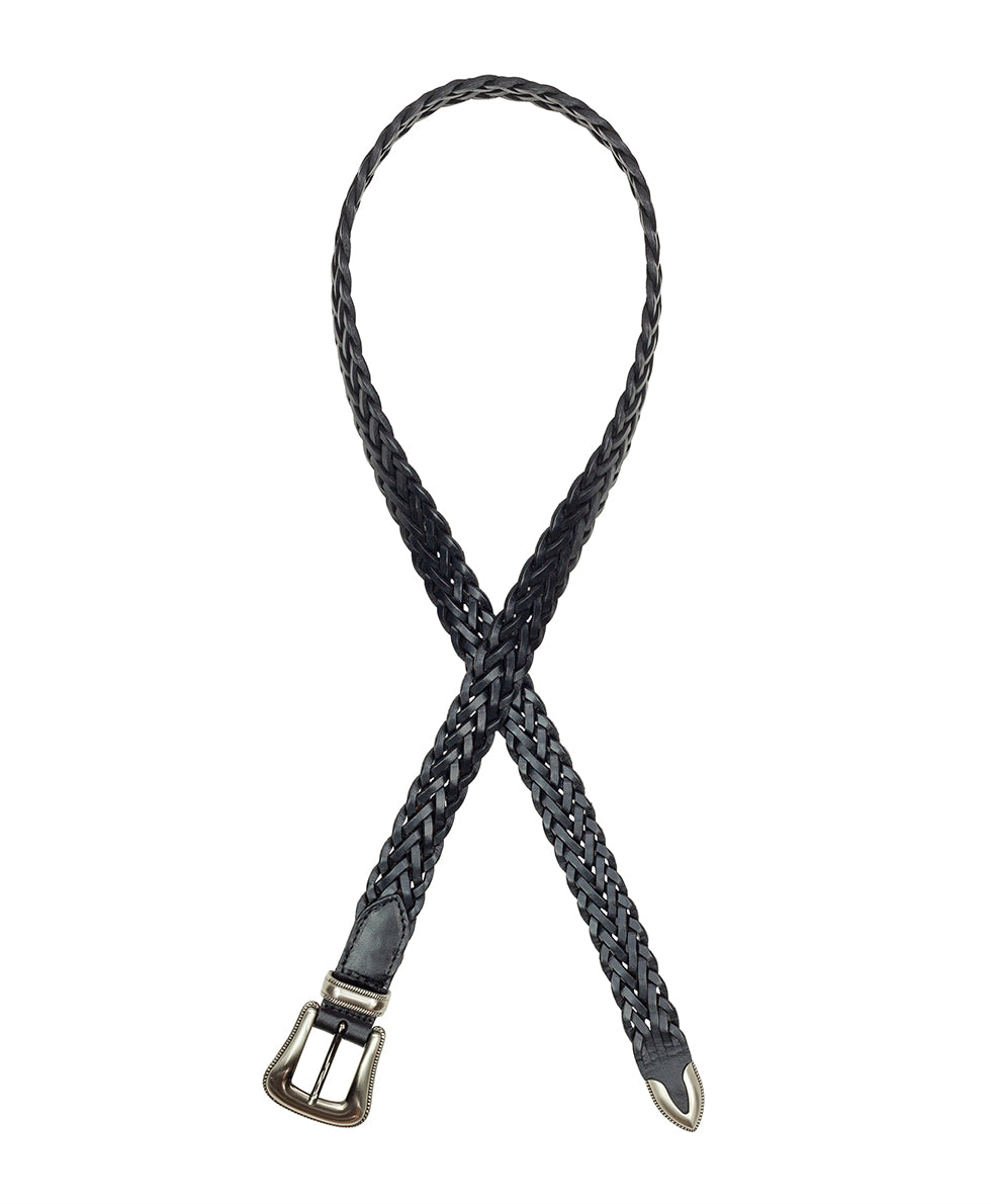 Female - Townsend Belt - Braided — Black - by Patricia Nash - View 2 of 4