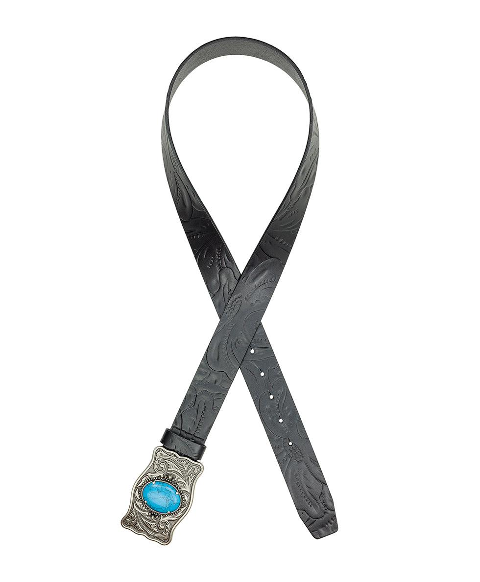 Female - Roseanna Belt - Tooled — Black - by Patricia Nash - View 2 of 3