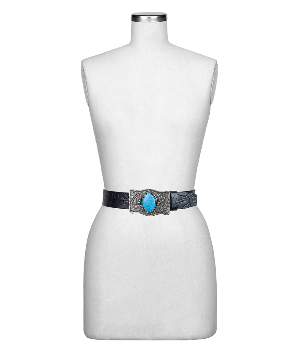 Female - Roseanna Belt - Tooled — Black - by Patricia Nash - View 3 of 3