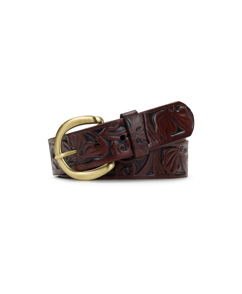 Female - Baveno Belt - Burnished Tooled - by Patricia Nash - View 1 of 4