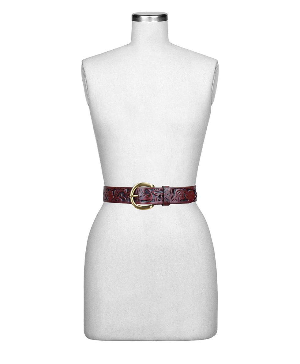Female - Baveno Belt - Burnished Tooled - by Patricia Nash - View 4 of 4