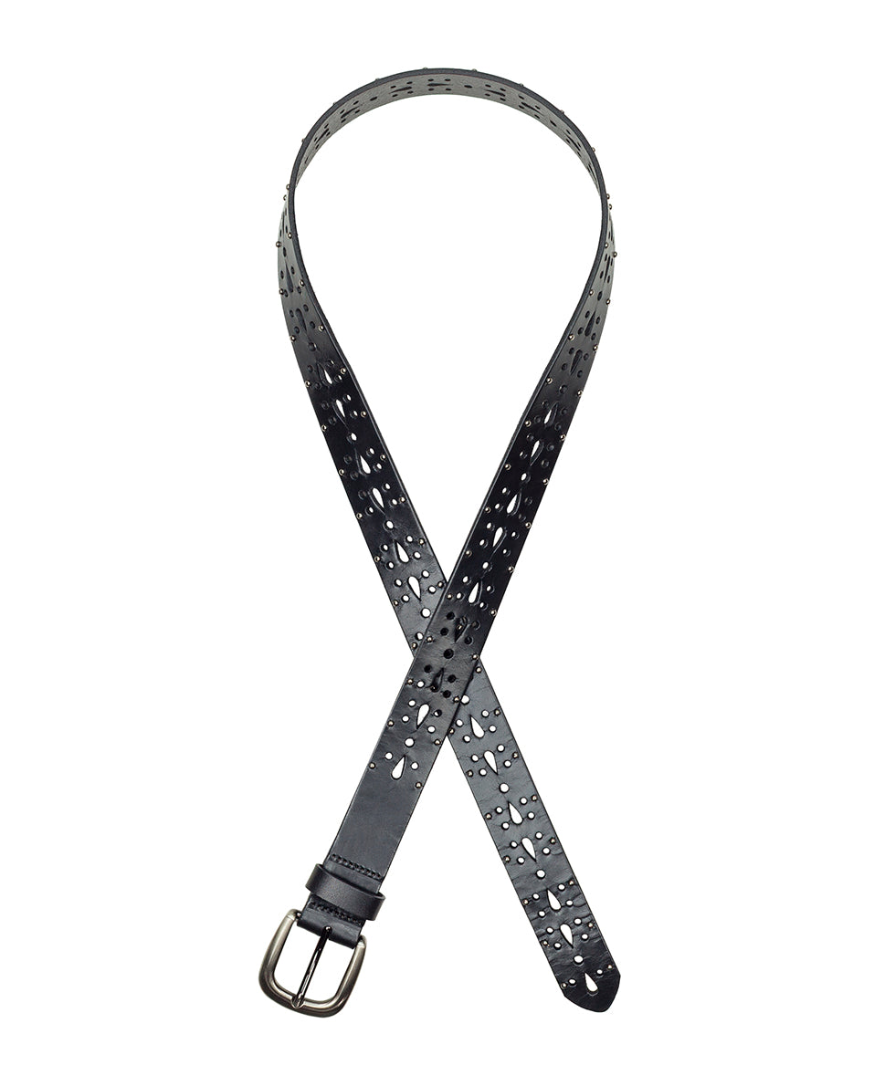 Female - Odile Cutout Belt - Studded - Black - by Patricia Nash - View 2 of 3