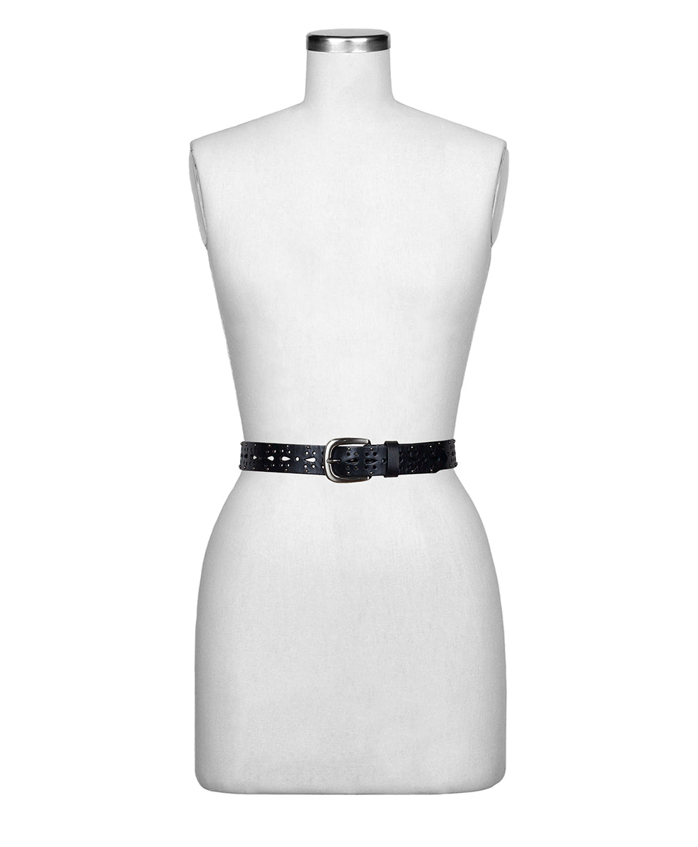 Female - Odile Cutout Belt - Studded - Black - by Patricia Nash - View 3 of 3