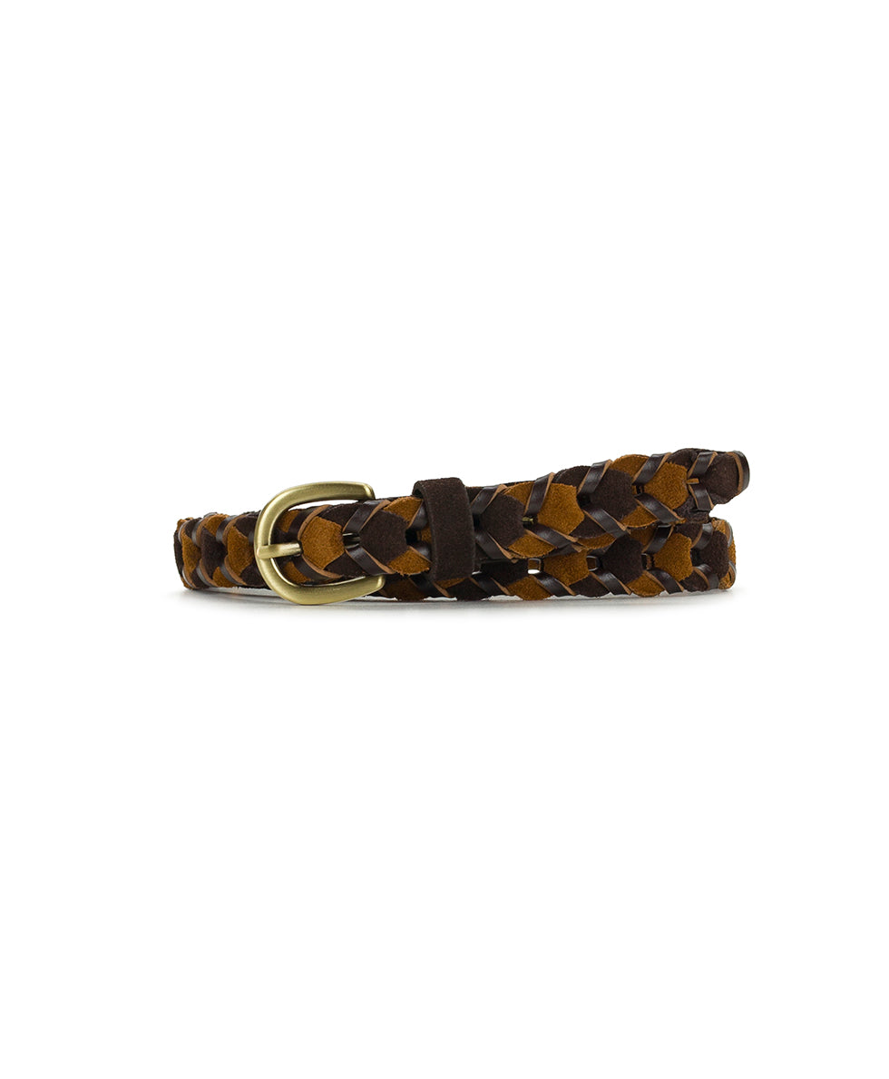 Female - Atina Belt | Braided Suede - by Patricia Nash - View 1 of 4