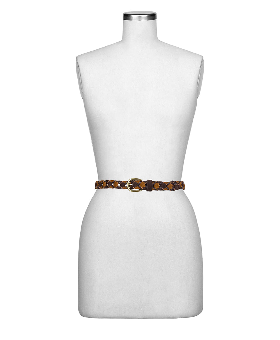 Female - Atina Belt | Braided Suede - by Patricia Nash - View 3 of 4