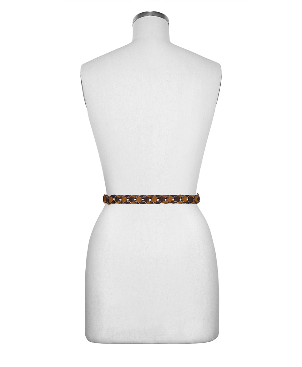 Female - Atina Belt | Braided Suede - by Patricia Nash - View 4 of 4