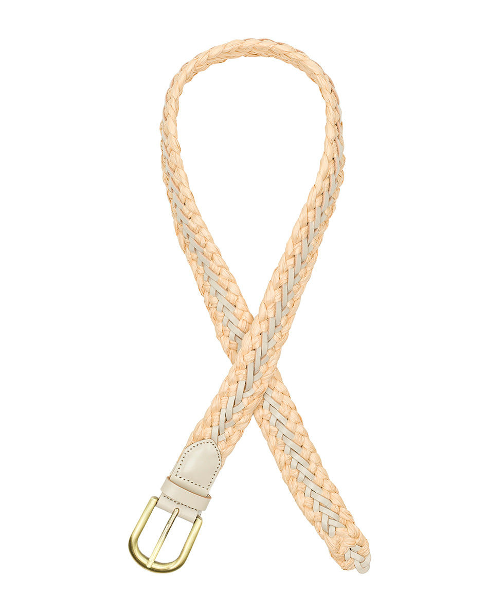 Female - Beaune Belt - Woven - Chalk White - by Patricia Nash - View 2 of 3