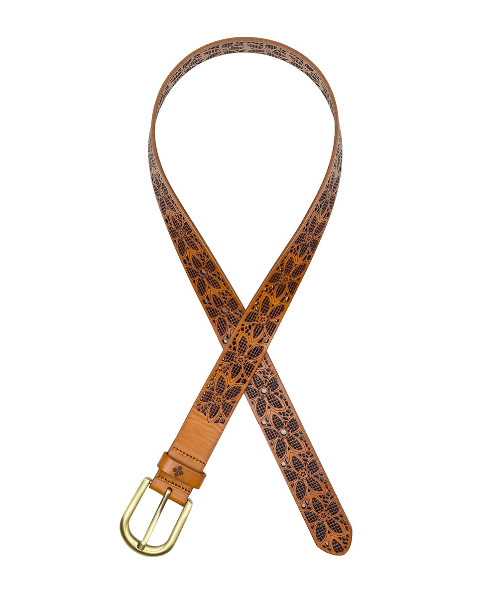 Female - Vezere Belt - Laser Cut - Light Tan - by Patricia Nash - View 2 of 3