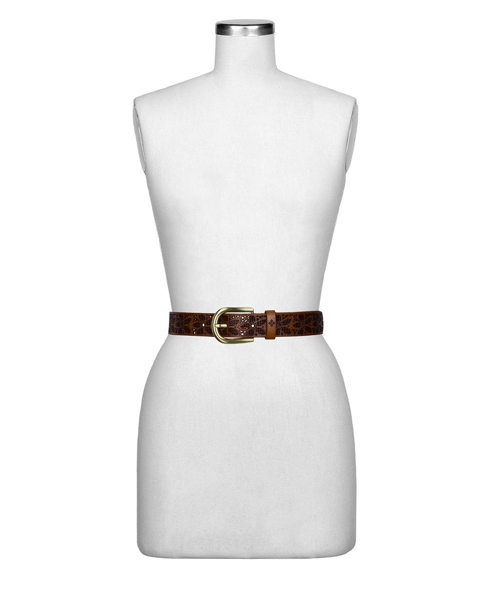 Female - Vezere Belt - Laser Cut - Light Tan - by Patricia Nash - View 3 of 3