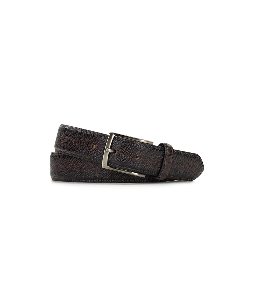 Male - Nash Men's Handstained Scotch Dress Belt | Brown - by Patricia Nash - View 1 of 2