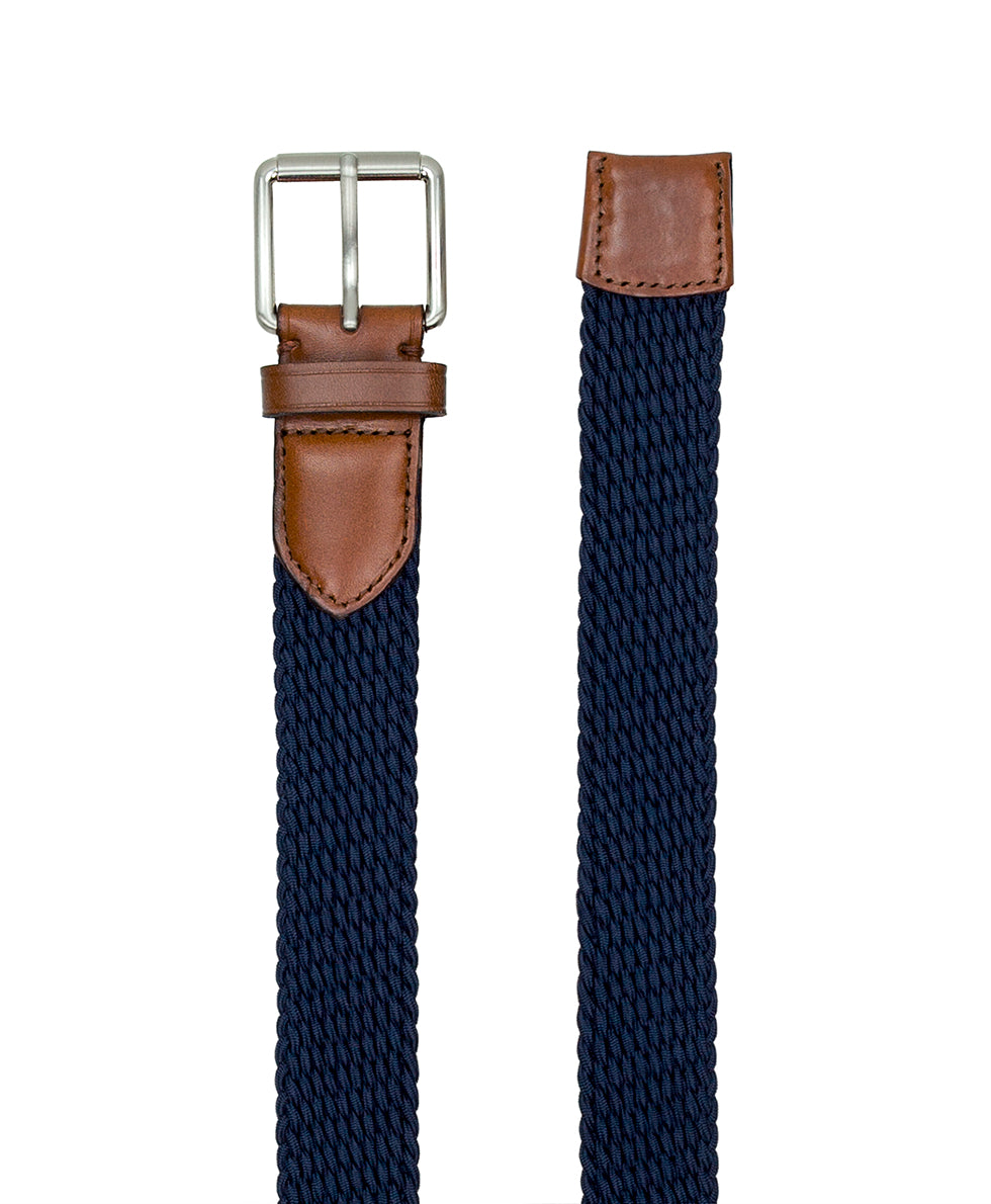 Female - Nash Men's Stretch Woven Belt | Navy - by Patricia Nash - View 2 of 2