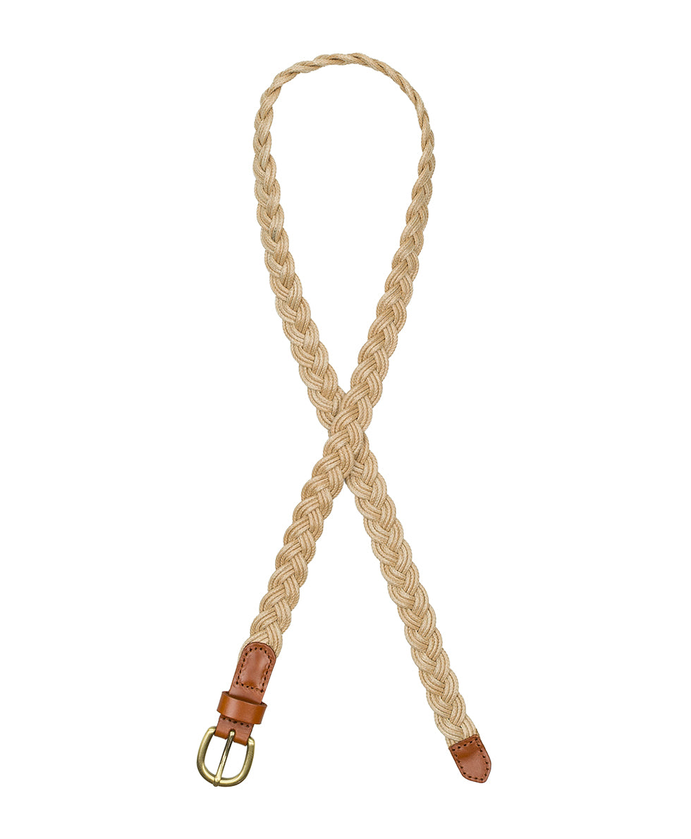 Female - Istres Braided Belt - Rope and Leather - by Patricia Nash - View 2 of 6