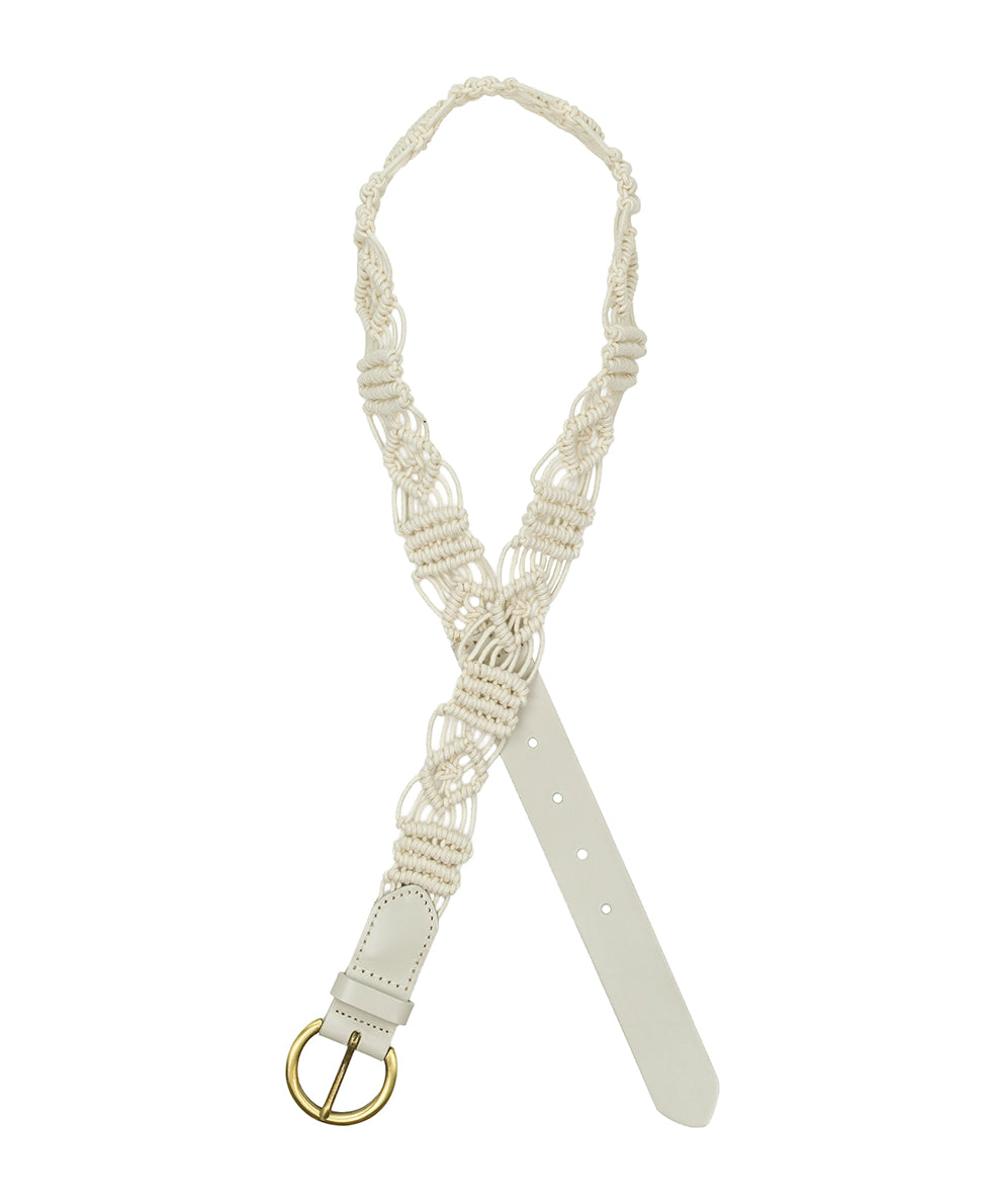 Female - Miramas Macrame Belt - Rope and Leather - by Patricia Nash - View 2 of 3