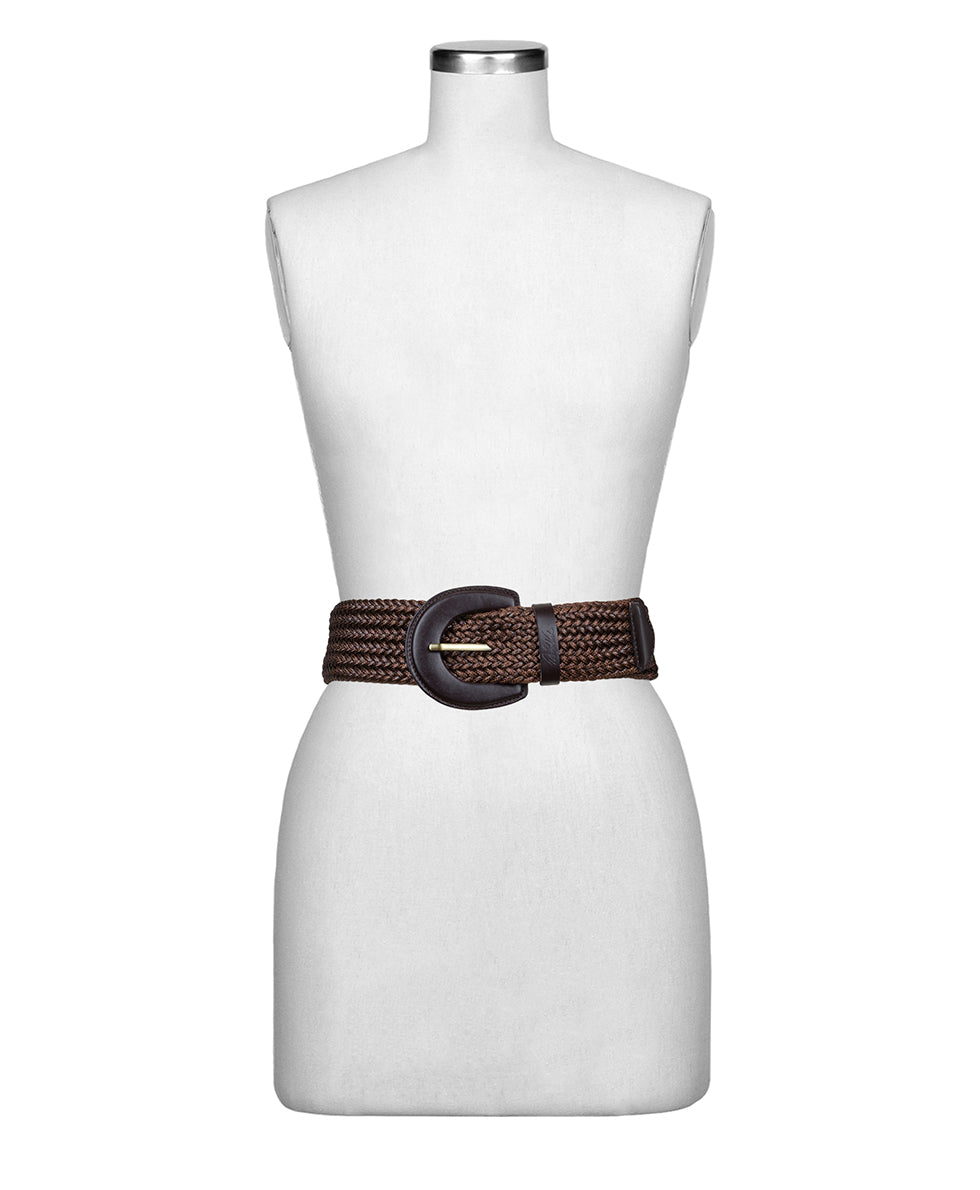 Female - Lazare Woven Belt - Rope and Leather - by Patricia Nash - View 3 of 3