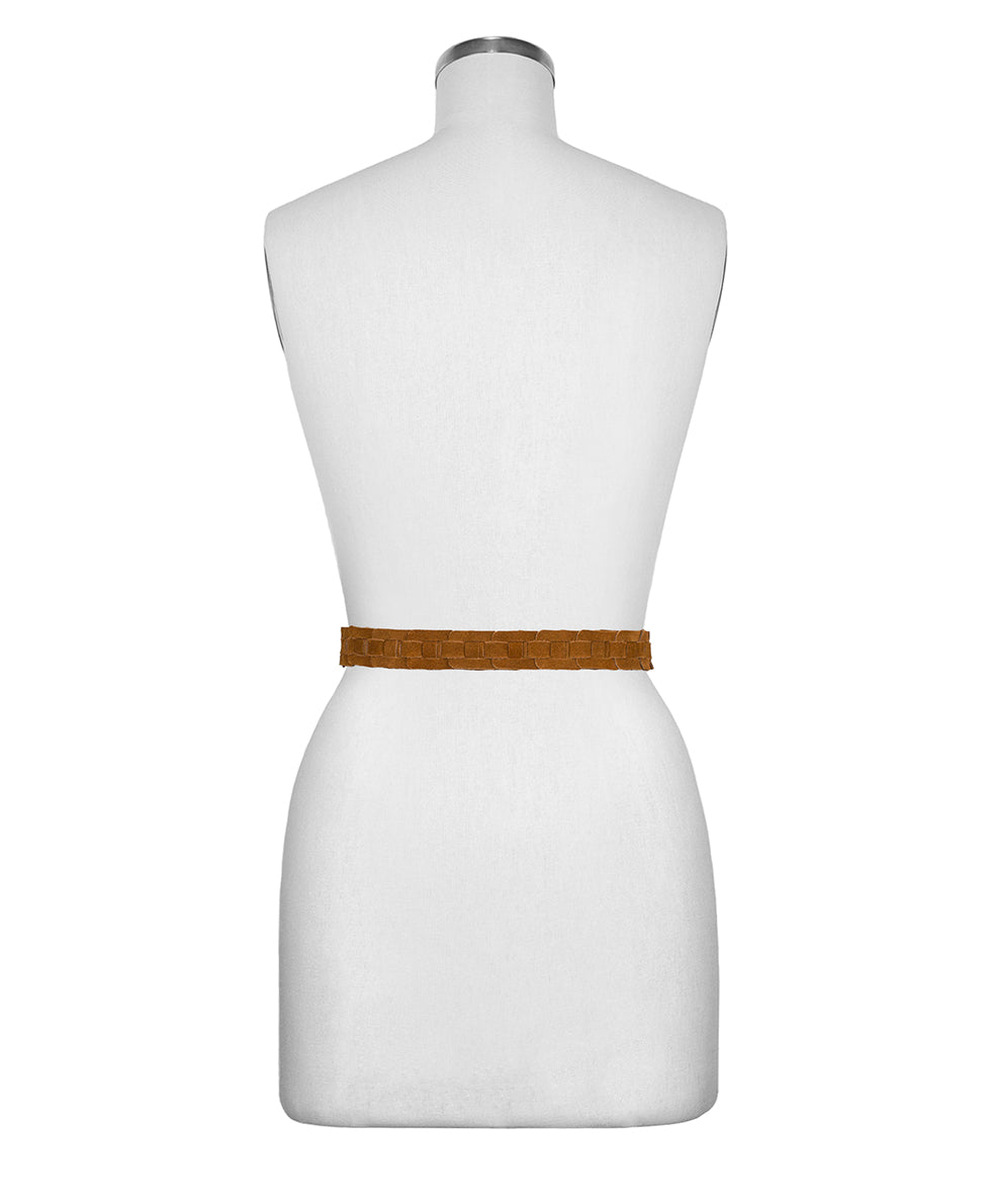 Female - Rikke Belt | Burnished Suede | Cognac - by Patricia Nash - View 4 of 4