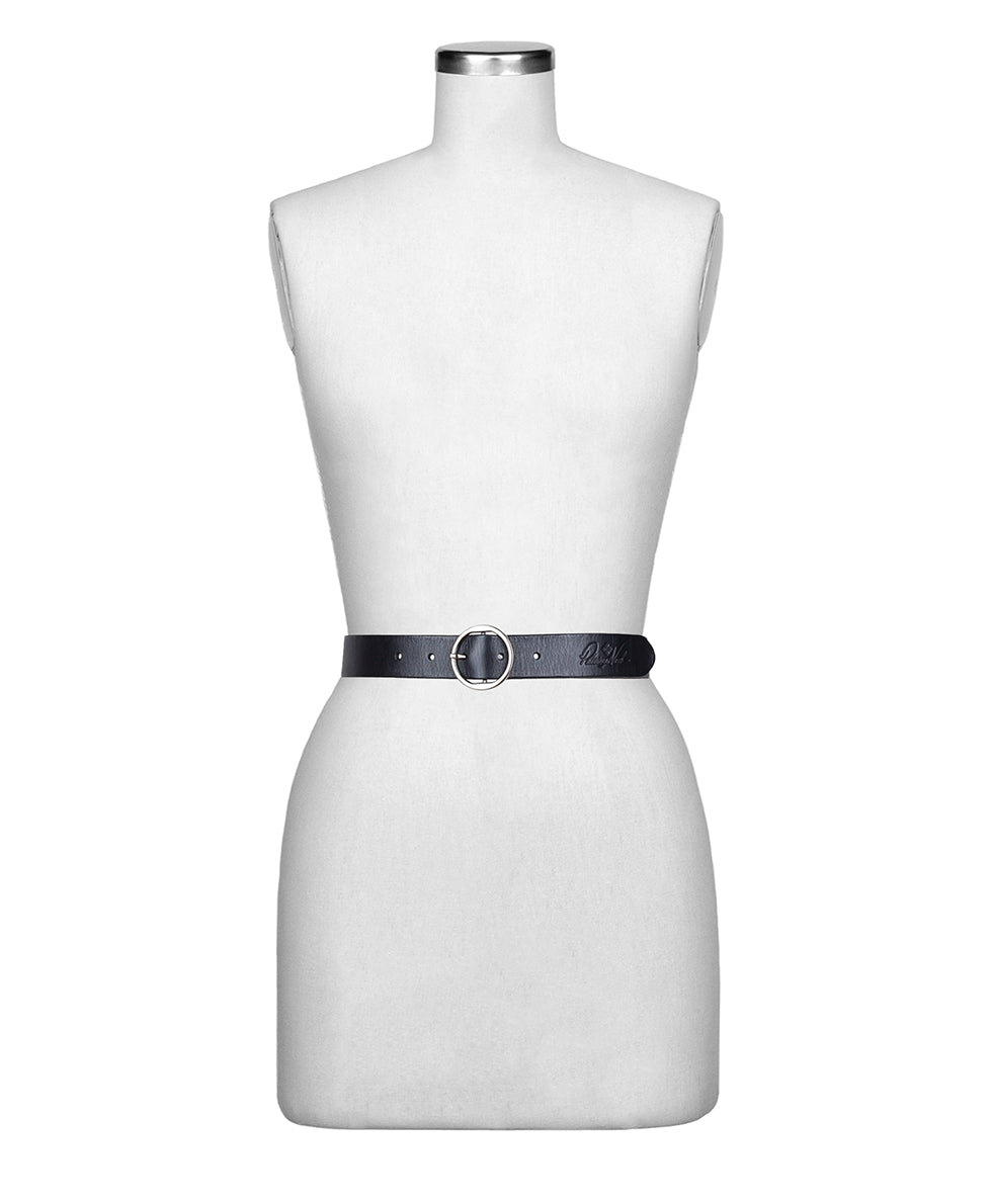 Female - Erland Belt | Burnished Leather | Black - by Patricia Nash - View 4 of 6