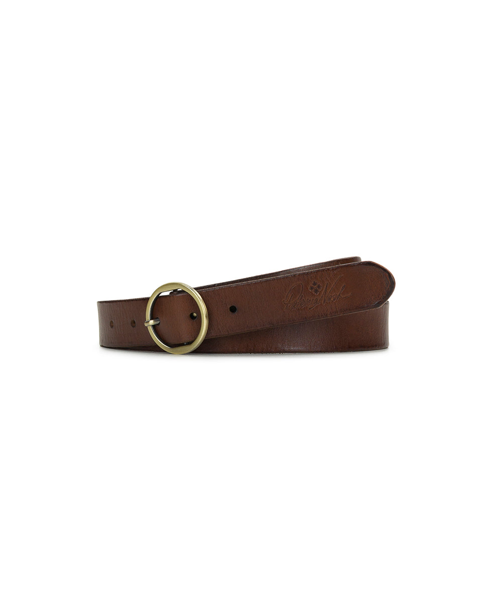 Female - Erland Belt | Burnished Leather | Cognac - by Patricia Nash - View 1 of 4