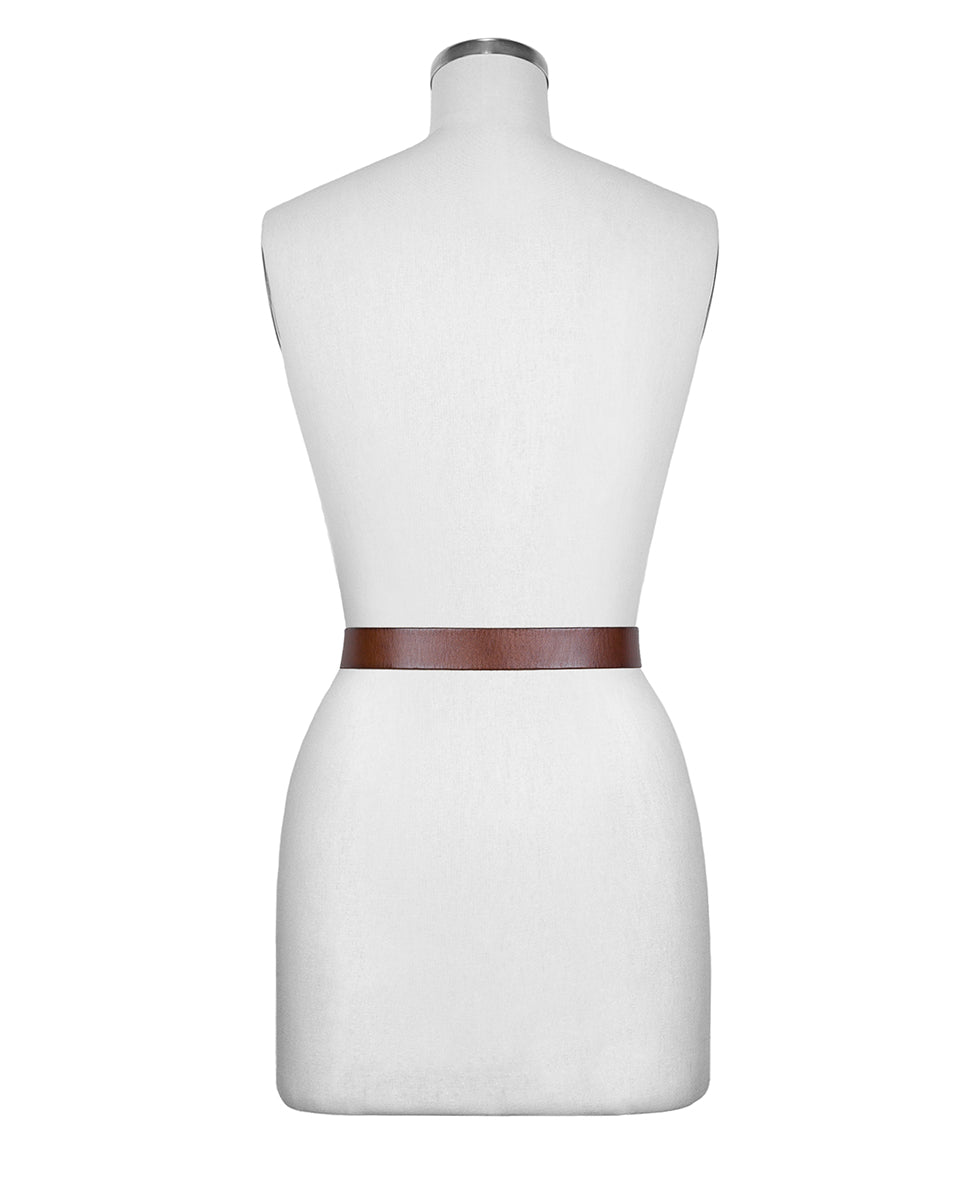 Female - Erland Belt | Burnished Leather | Cognac - by Patricia Nash - View 4 of 4