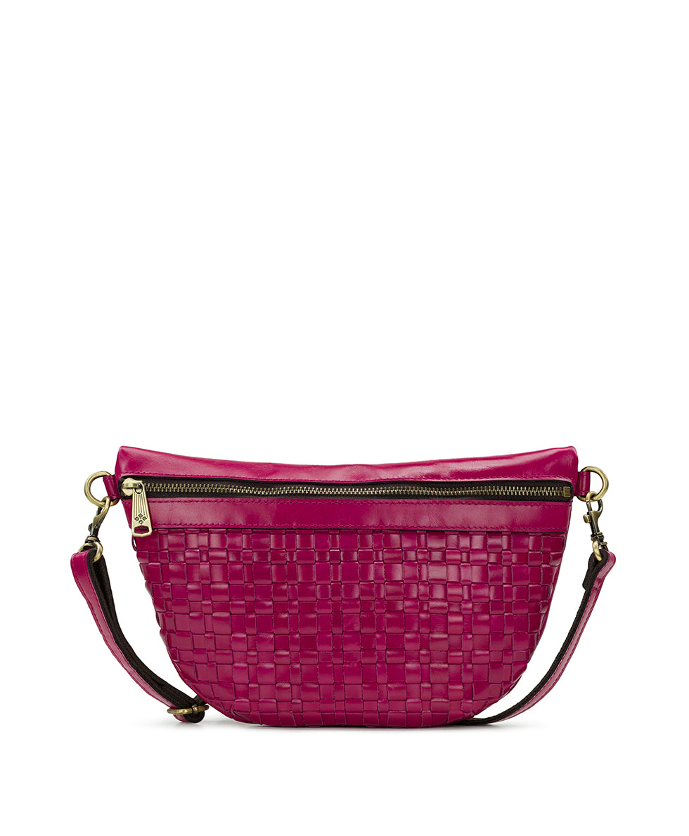 Female - Tinchi Belt Bag - Vintage Distressed Woven - fuchsia - by Patricia Nash - View 1 of 6