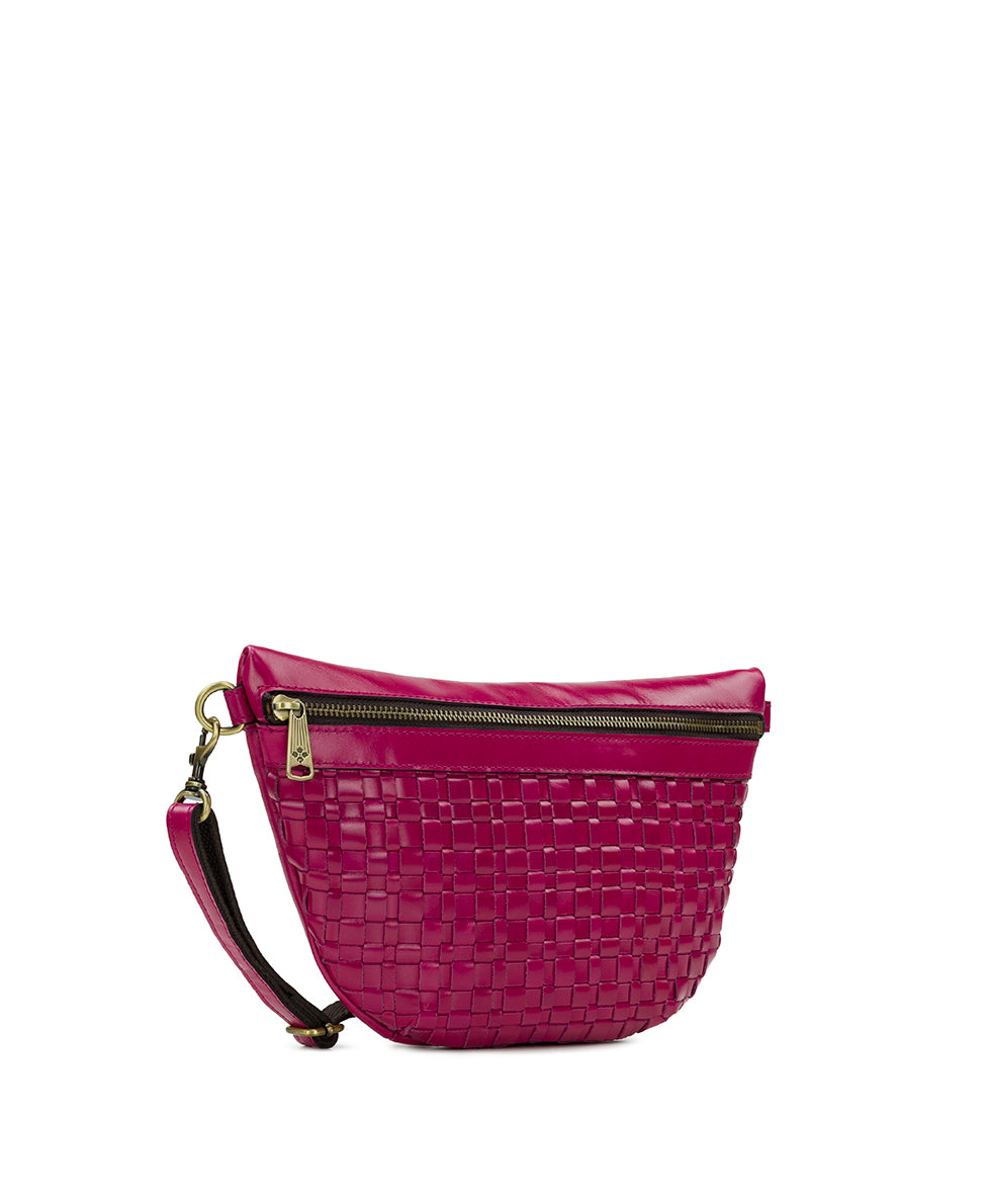 Female - Tinchi Belt Bag - Vintage Distressed Woven - fuchsia - by Patricia Nash - View 3 of 6