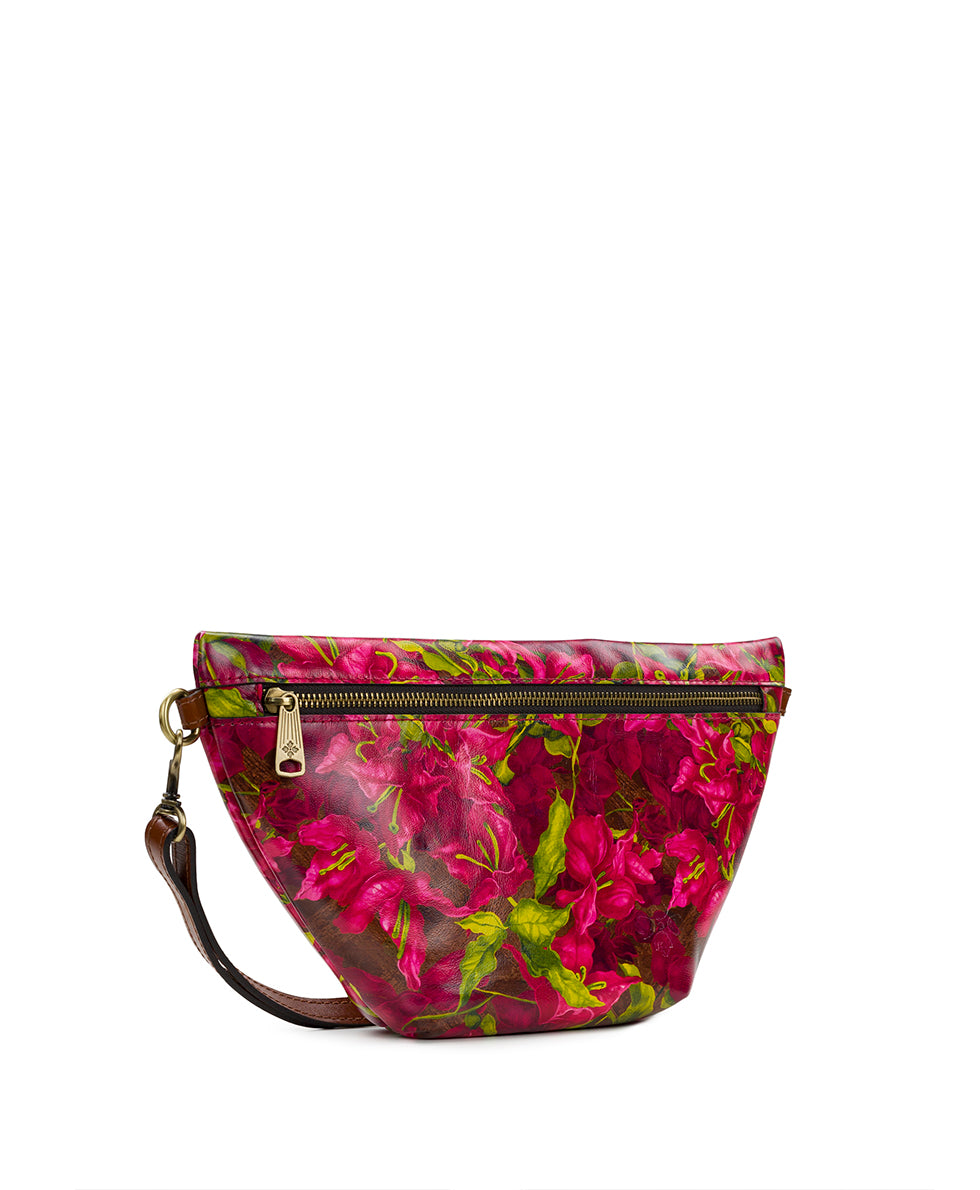 Female - Tinchi Belt Bag - Bougainvilleas Along The Coast - bougainvilleas along the coast - by Patricia Nash - View 3 of 6